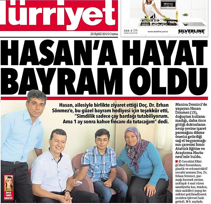Hasan’a hayat bayram oldu haber görseli